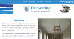 Desktop Screenshot of dcdecorating.co.uk